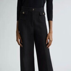St. John Stretch Crepe Straight Leg Pant